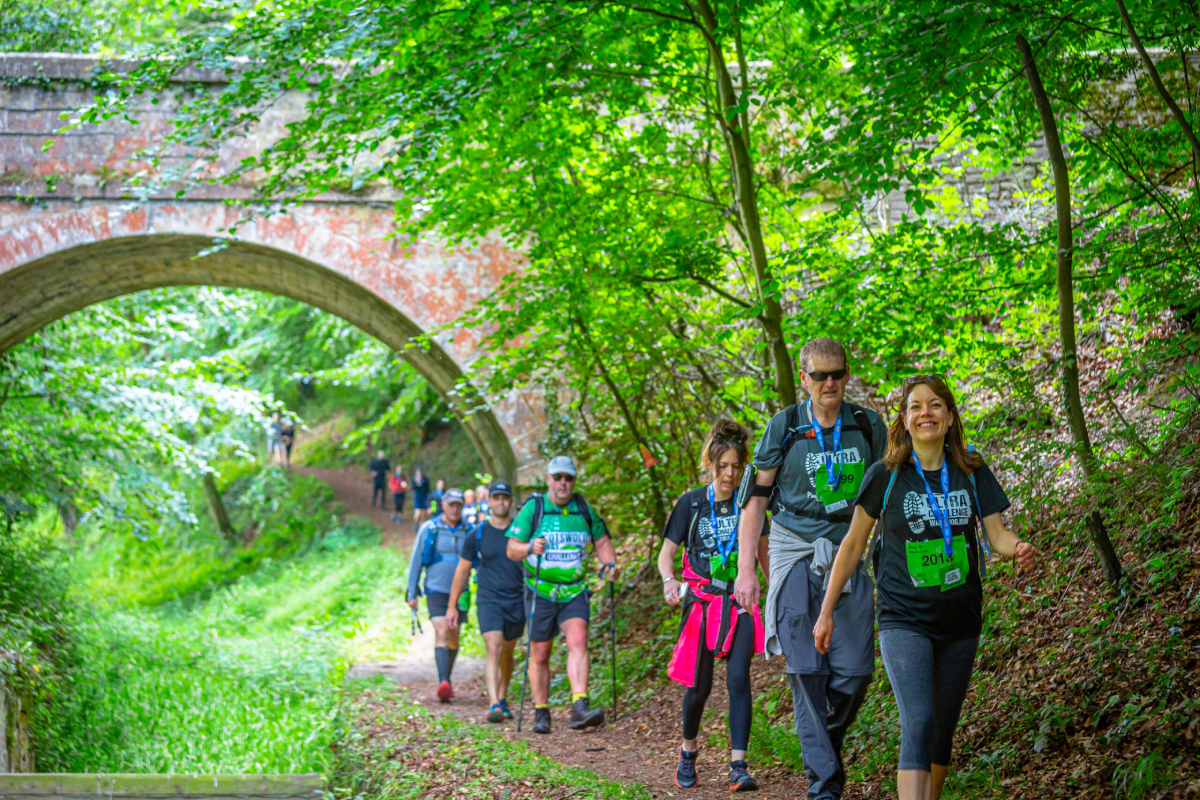 Cotswold Way Ultra Challenge Participants Walking Scaled