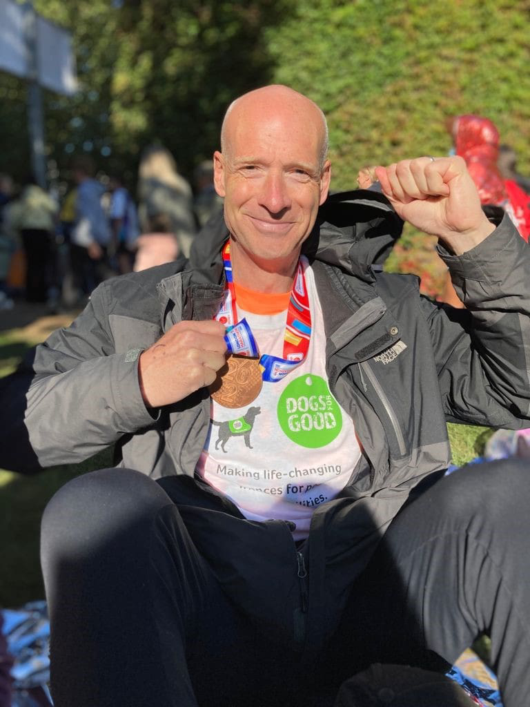 Tim Cozze Young London Marathon