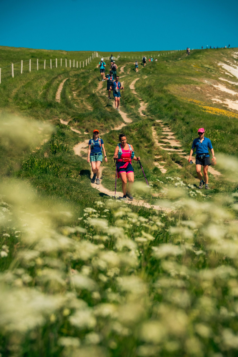 South Coast Ultra Challenge Participants Hiking Along The Coast Scaled