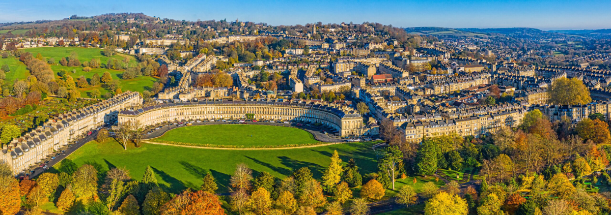 Panoramic View Of Bath And Surrounding Areas Scaled