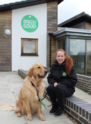 Puppy Coordinator Vicky with Thor