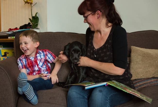 The difference a dog makes to a child with autism
